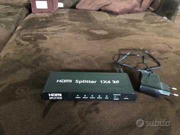 Splitter HDMI 1 input su 4 Outputs 3D