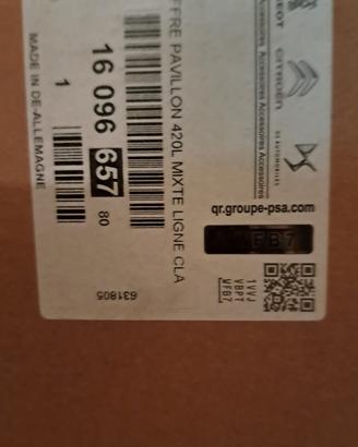 Baule da tetto 3008 Peugeot