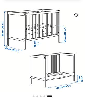 Culla lettino ikea  sundvik