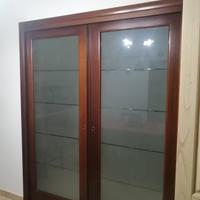 Porta a scomparsa in legno massello 