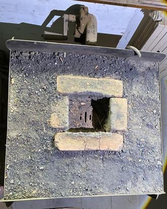 Forgia d’epoca anni ’60 con soffiatore – vintage