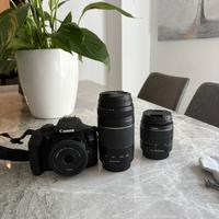Canon eos 2000d piu 3 obbietivi