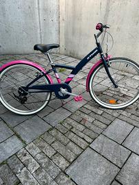 Bicicletta bambina Rockrider 24” pari al nuovo