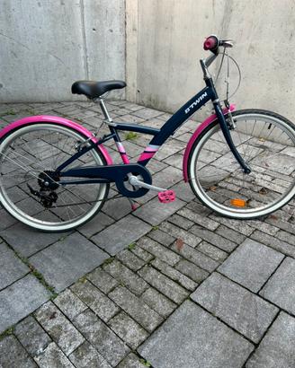 Bicicletta bambina Rockrider 24” pari al nuovo