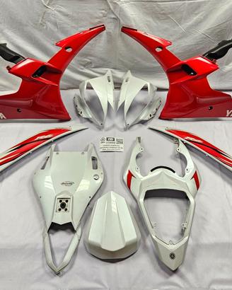 CARENA COMPLETA ORIGINALE ROSSO E BIANCO PER YAMAH