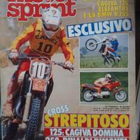 Rivista MOTOSPRINT numero 25 del 1986