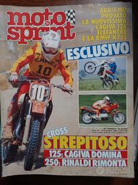 Rivista MOTOSPRINT numero 25 del 1986