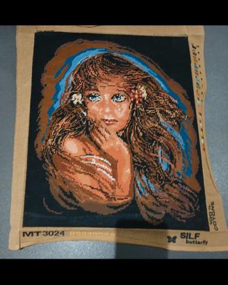 quadro ricamato a mano