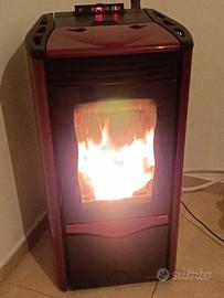 STUFA A PELLET DUCHESSA IDRO NORDICA STEEL 13 KW