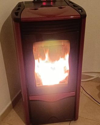 STUFA A PELLET DUCHESSA IDRO NORDICA STEEL 13 KW