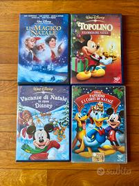 Lotto 4 DVD Disney Natale - Topolino Paperino