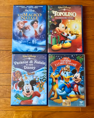 Lotto 4 DVD Disney Natale - Topolino Paperino