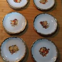 Set 6 Piattini Seltmann Weiden Bavaria "Marie-Luis