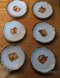 Set 6 Piattini Seltmann Weiden Bavaria "Marie-Luis