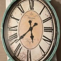 Grande orologio shabby da parete