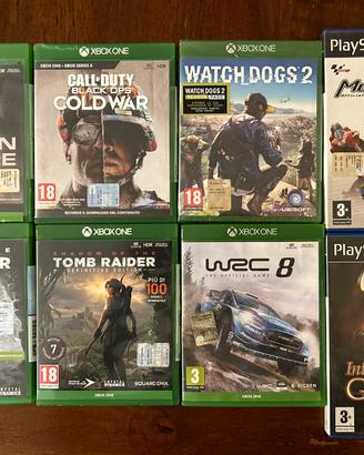 Lotto videogiochi Xbox one / Play Station 2