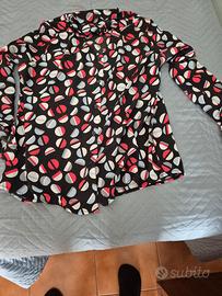 camicia donna fantasia no stiro
