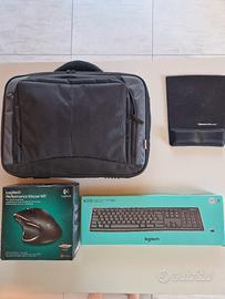Tastiera + Mouse  + Borsa + Tappetino PC