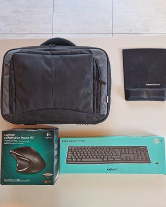 Tastiera + Mouse  + Borsa + Tappetino PC