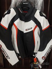 GIACCA X MOTO IN PELLE NUOVA TAGLIA 48/50 L