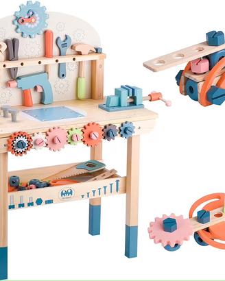 Banco da lavoro per bambini in legno