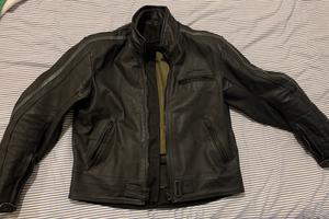 Giacca moto per uomo  in pelle marca “Giudici”