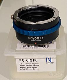 Anello adattatore NOVOFLEX Fuji x - Nikon  G