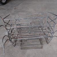 8 porta vasi di metallo