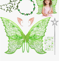 Set Costume da Fata 5 Pezzi – Ali, Bacchetta, Coro