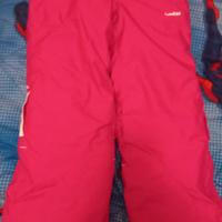 salopette neve per bambina