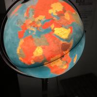 mappamondo vintage anni 80 De Agostini 