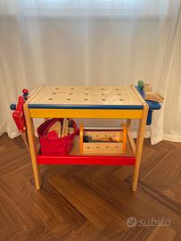 Tavolino da lavoro in legno