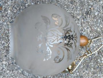 Lampadario a sfera. 