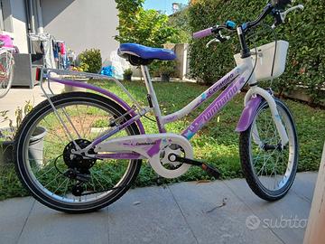 Una bicicletta con ruote da 20 pollici  seminuova