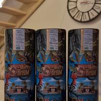 scatole metallo rhum vuote