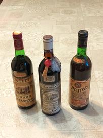 Vino Spanna annate 1964 e 1974