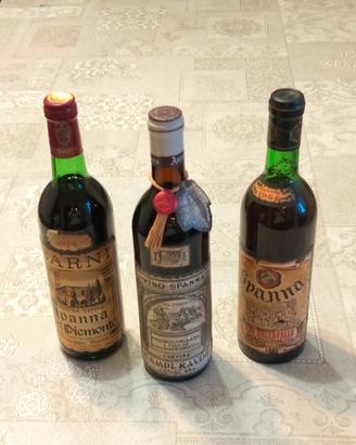Vino Spanna annate 1964 e 1974