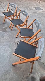 quattro sedie pieghevoli foppapedretti 