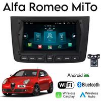 Autoradio mito + telecamera posteriore 2DIN alfa