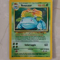 Carta Pokemon Venusaur shining prima edizione 