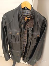 Giubbotto di pelle nero Belstaff