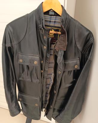 Giubbotto di pelle nero Belstaff