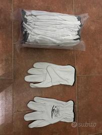 Guanti in pelle fiore tg. 9