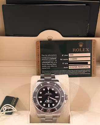 Rolex Submariner 114060 No Date Full Set
