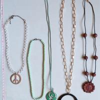 Lotto 8 Collane Bigiotteria 