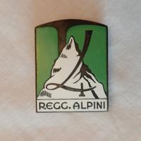 Distintivo Alpini 4° reggimento Regio esercito