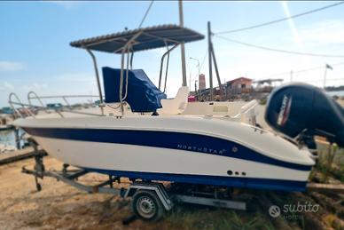 barca open 6.80 con motore mercury 150