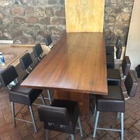 Tavolo alto con poltroncine