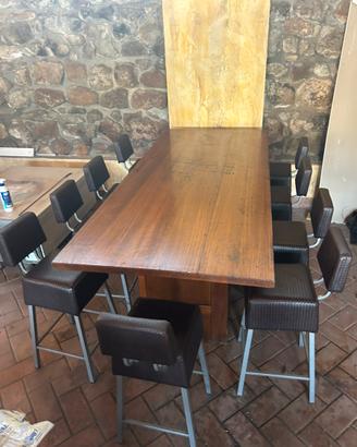 Tavolo alto con poltroncine