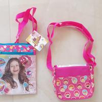 Set borsette a tracolla Soy Luna Disney rosa